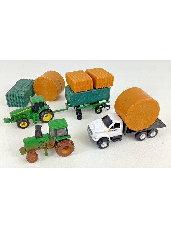 ERTL Other - Ertl John Deere Ford Flat Bed Truck Vehicle Muddy Tractor Farm Country Playset